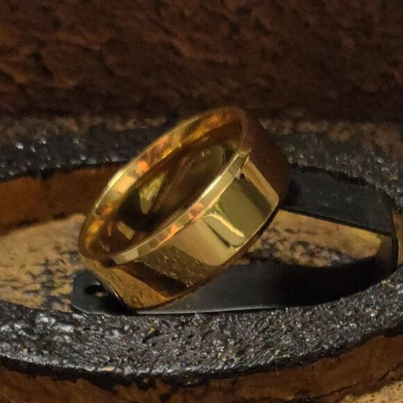 Women's Gold Promise Ring - Girl's Promise Ring - Pinky Promise Ring For Girls - Picture 5 of 9